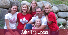Asian trip update